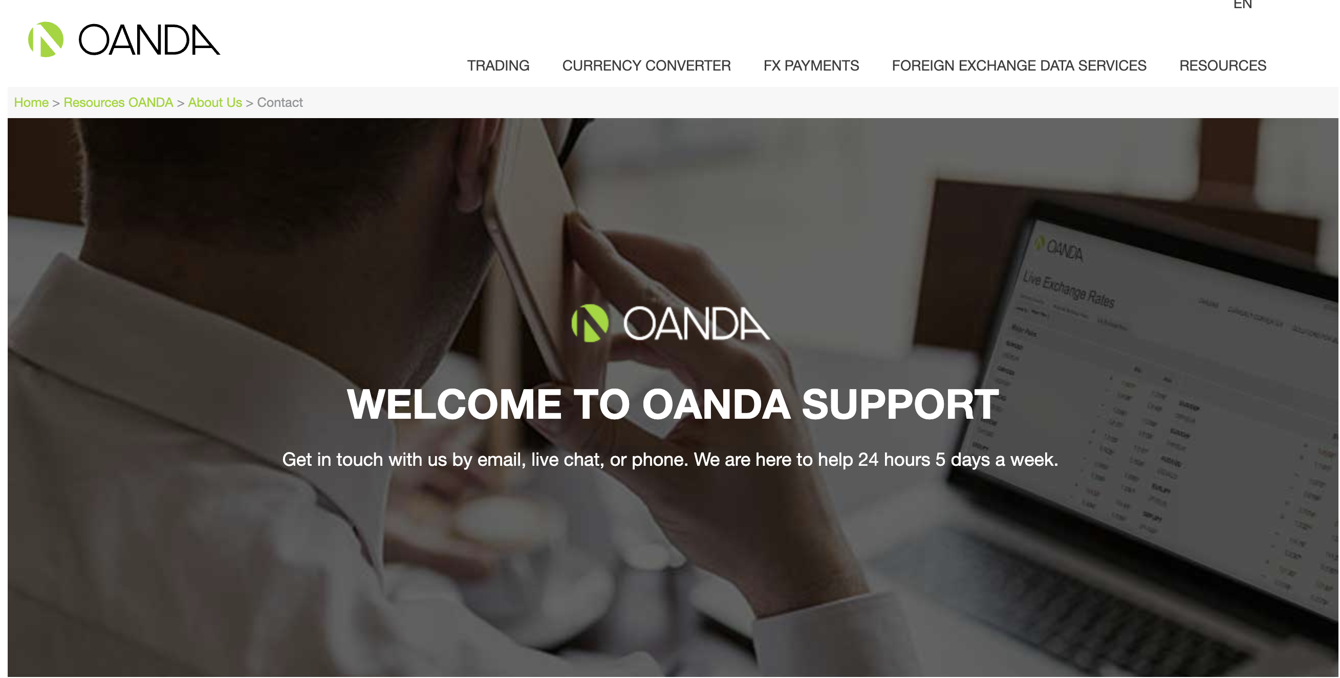 OANDA Customer Support